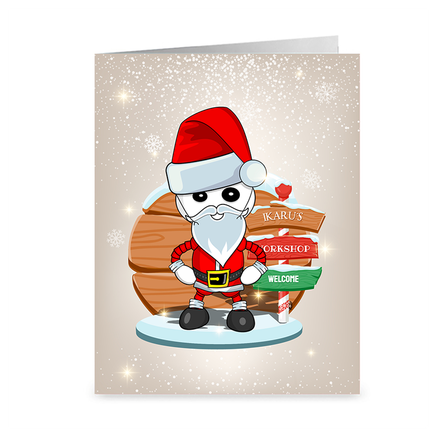 Ikaru Santa - Folded Cards