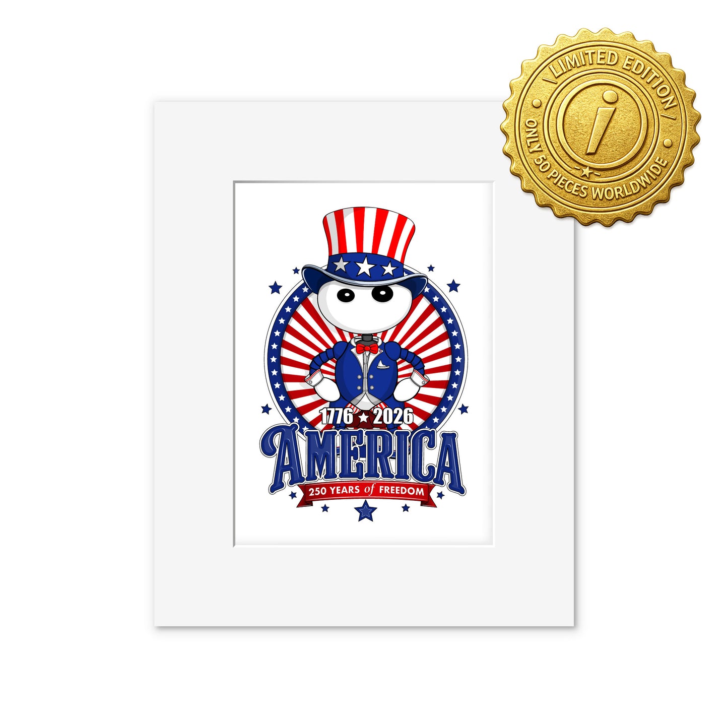 Ikaru Sam The Sestercentennial limited edition art print, 8x10 inches