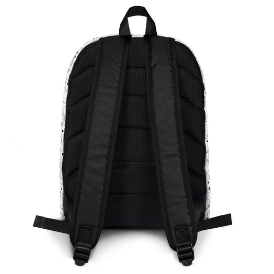 Ikaru Pattern backpack, original character all-over print design