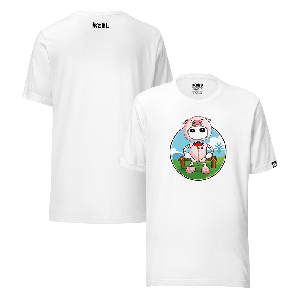 Ikaru Piggy t-shirts collection, original character graphic tees