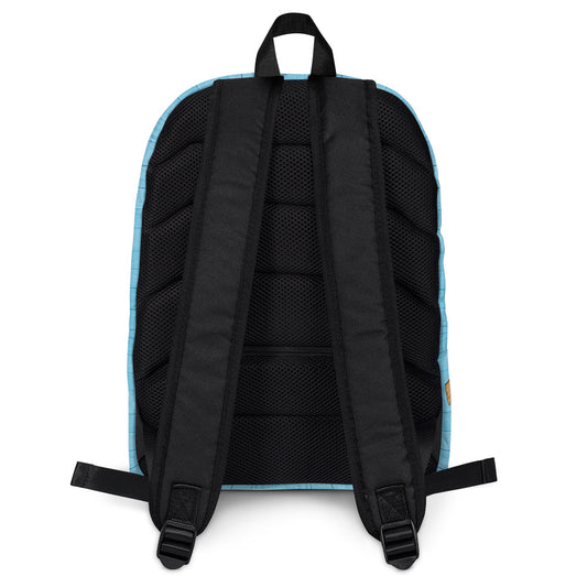 Ikaru piggy backpack collection, original character all-over print design