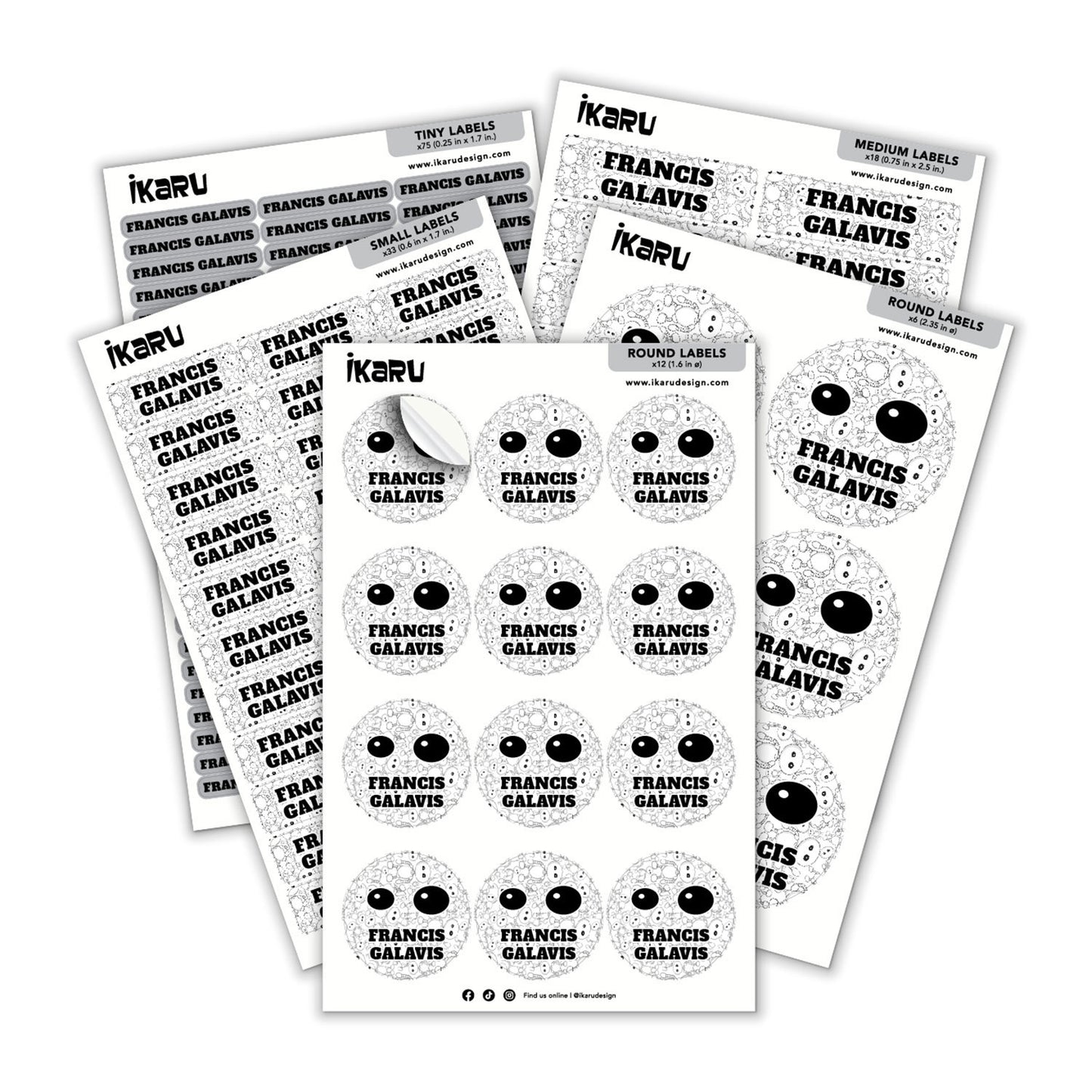 Ikaru Pattern (Labels Pack)