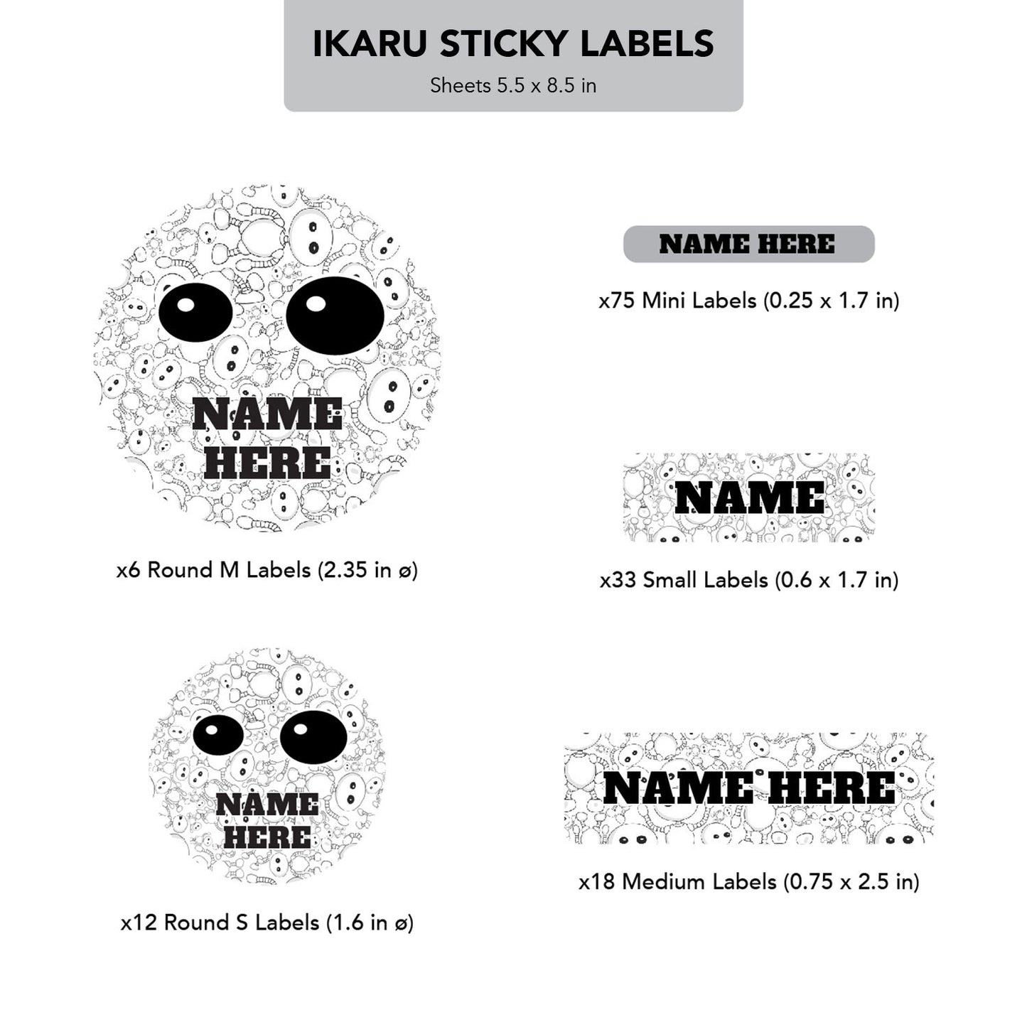 Ikaru Pattern (Labels Pack)