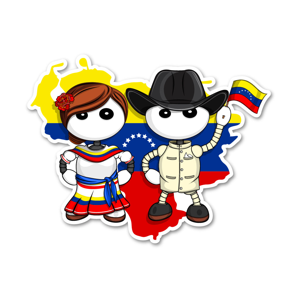 Together for Venezuela (Map) - Sticker