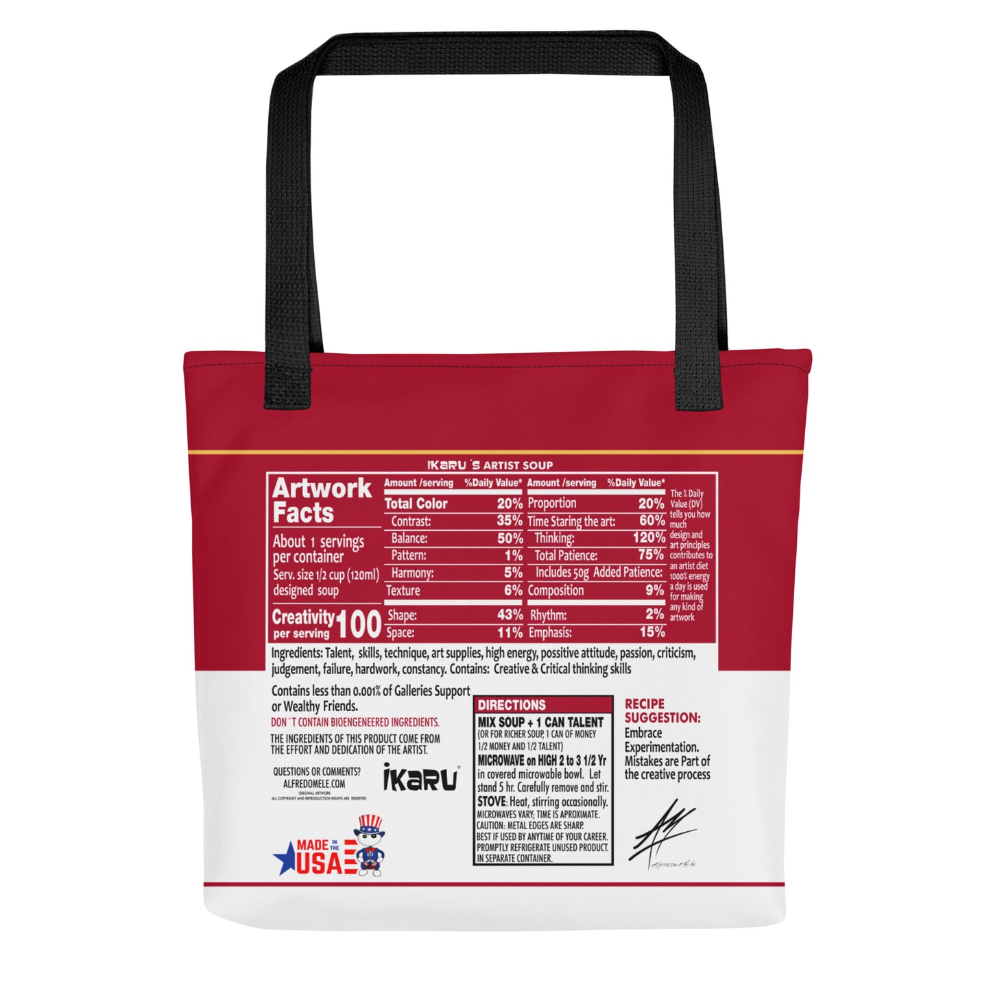 Ikaru Artist Soup Label (Tote bag)