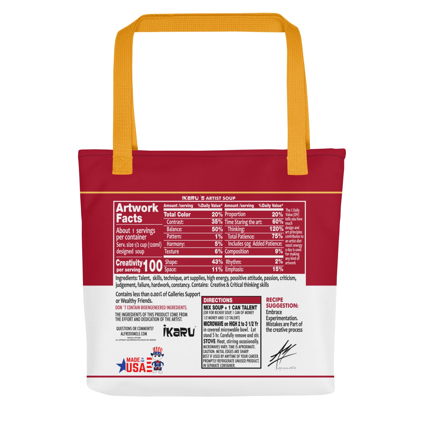 Ikaru Artist Soup Label (Tote bag)
