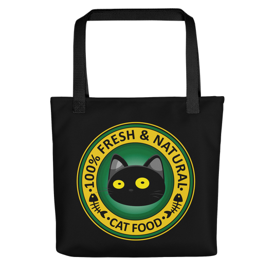 Blacky Cat Food (Tote bag)