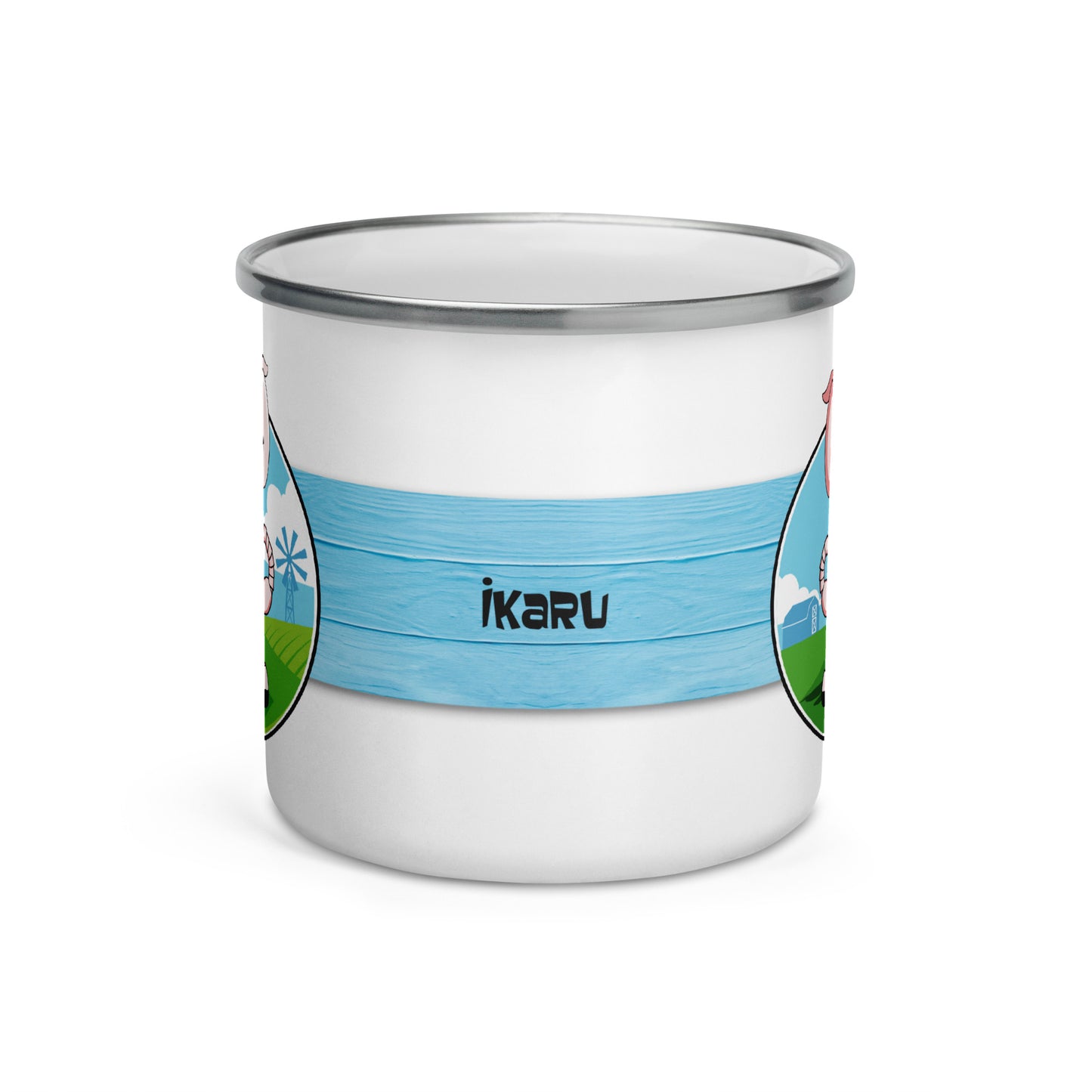 Ikaru Piggy (Enamel Mug)
