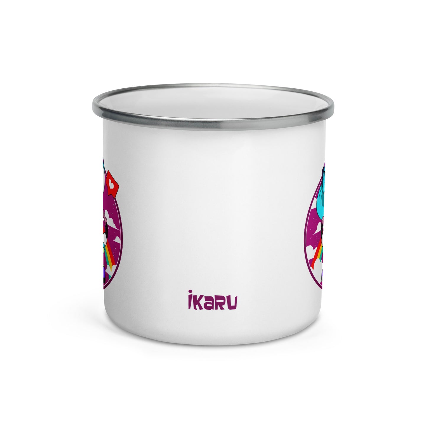 Ikaru Rainbow Pj's (Enamel Mug)