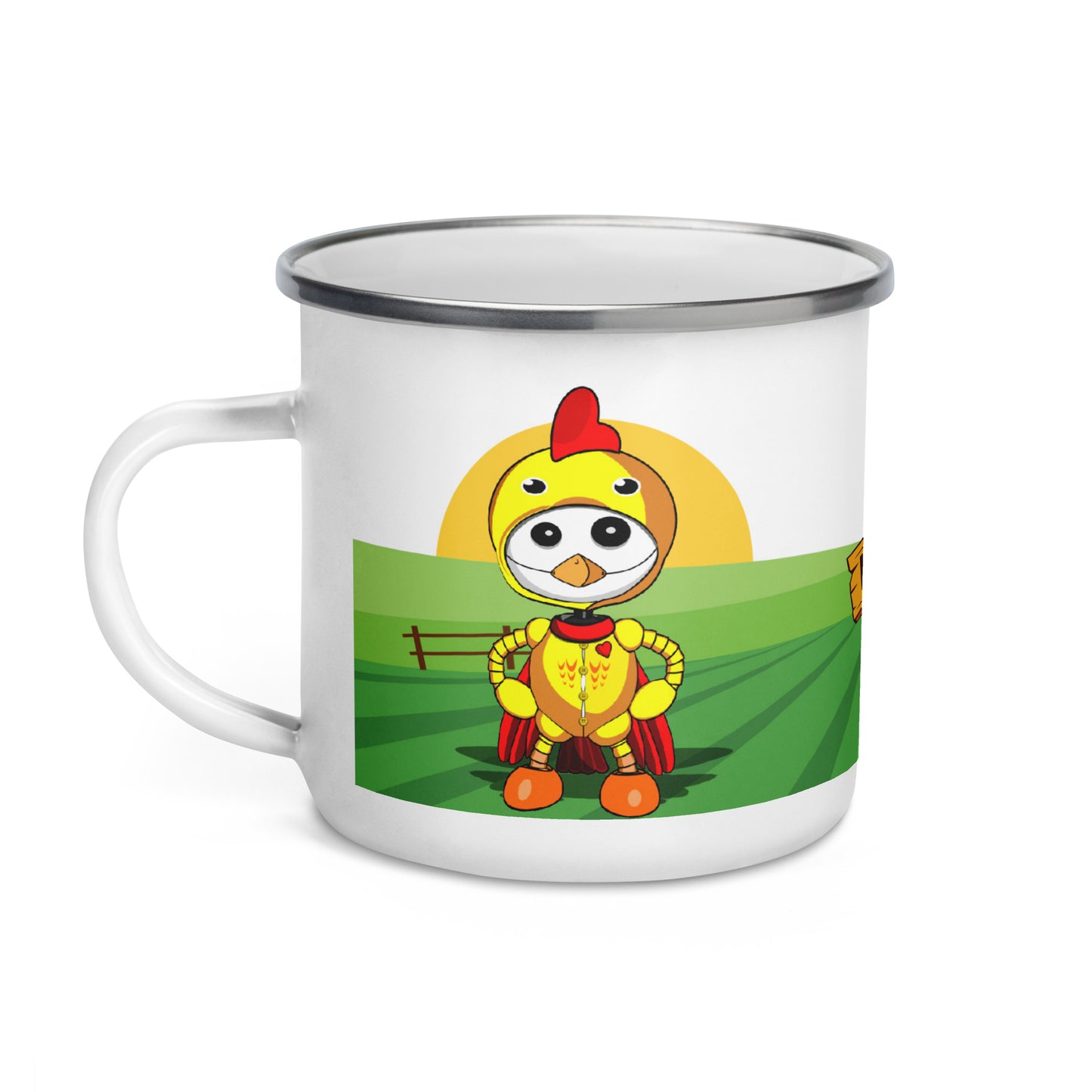 Ikaru Chicken (Enamel Mug)