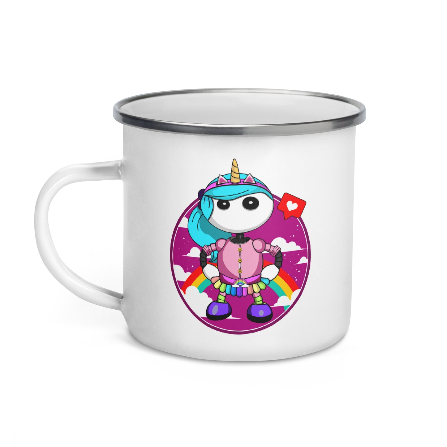 Ikaru Rainbow Pj's (Enamel Mug)