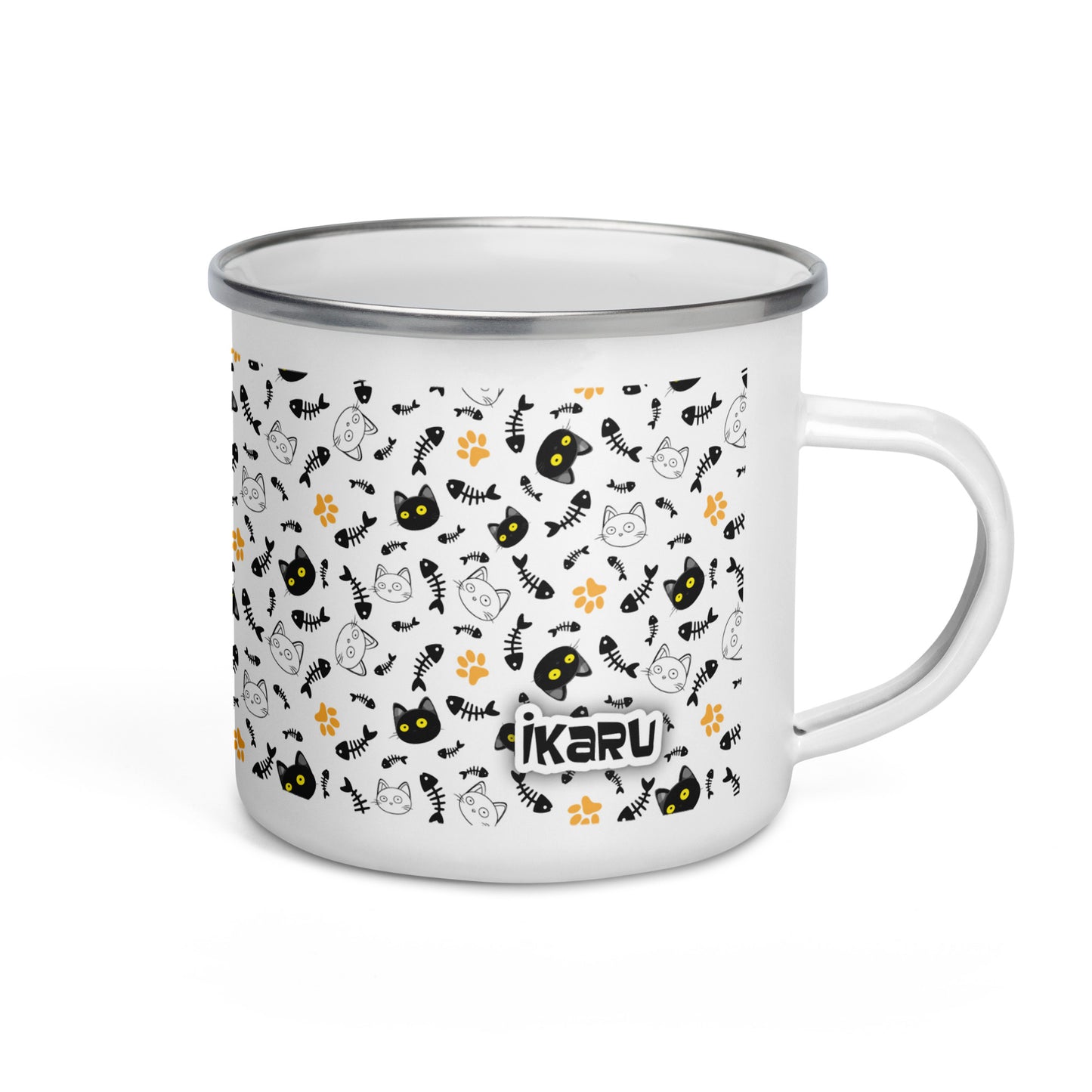 Ikaru Cat (Enamel Mug)