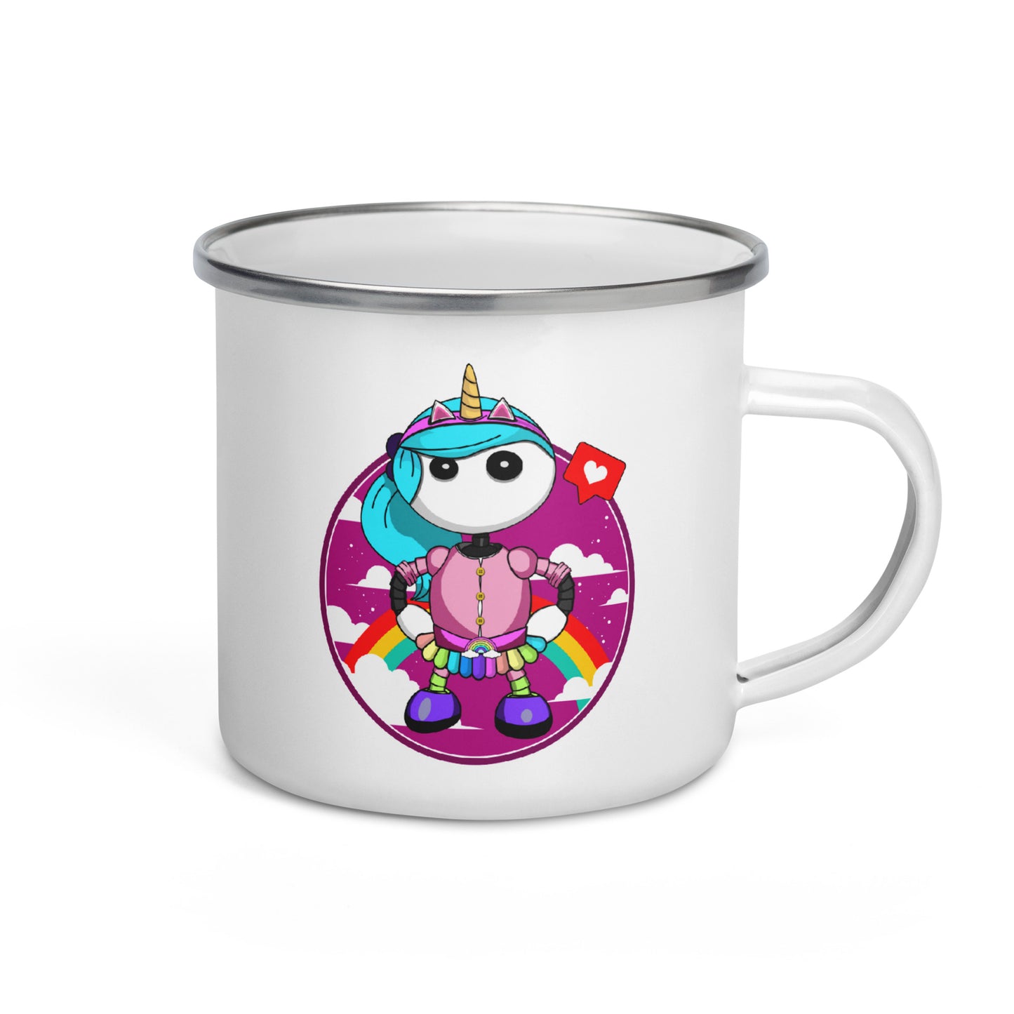 Ikaru Rainbow Pj's (Enamel Mug)