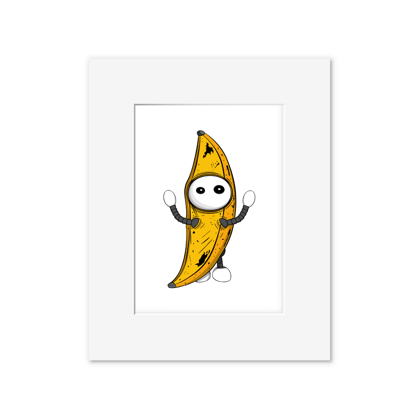 Ikaru Banana art print, original character illustration, 8x10 inches