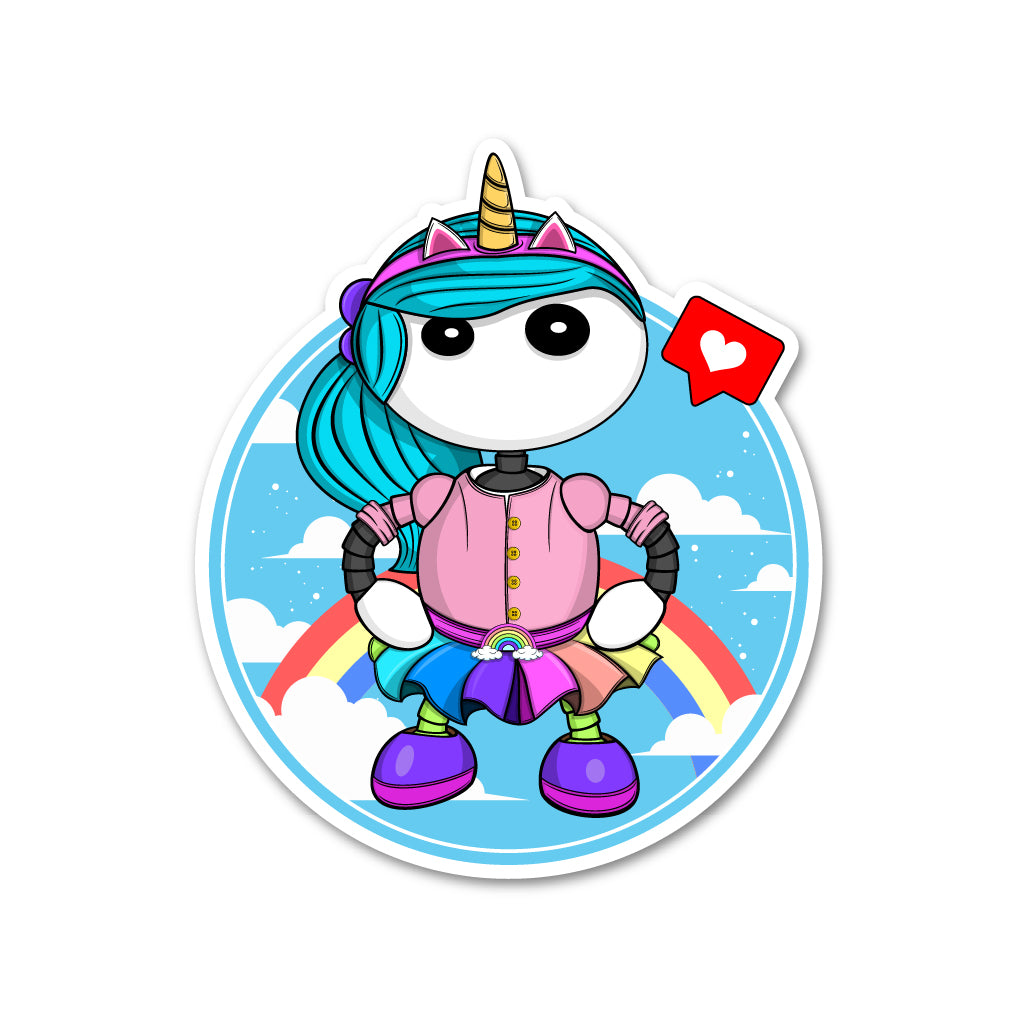 Ikaru Rainbow PJs - Sticker