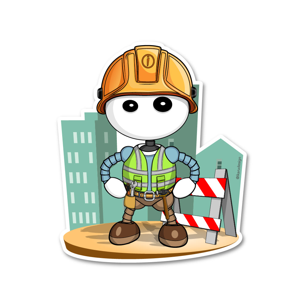 Ikaru Worker - Sticker – IKARU Design