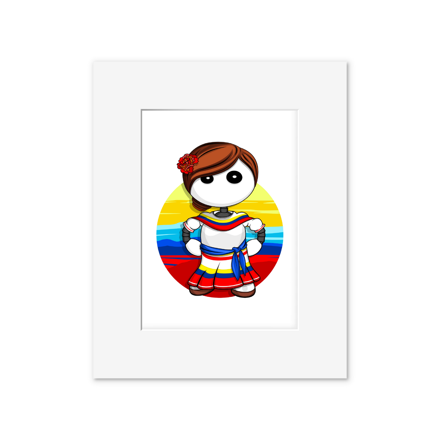 Venezuelan Ikaru - Female Art Print