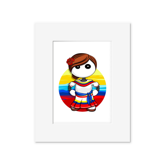 Venezuelan Ikaru - Female Art Print
