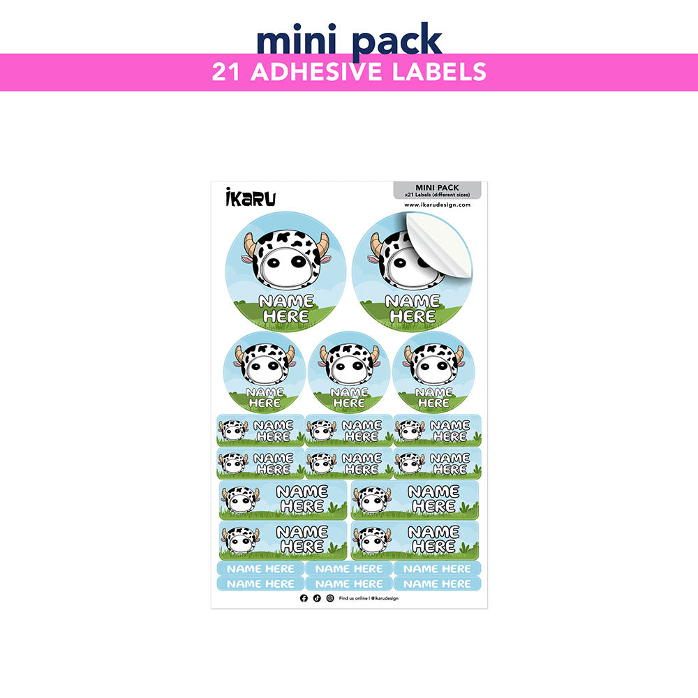 Ikaru Cow (Labels)