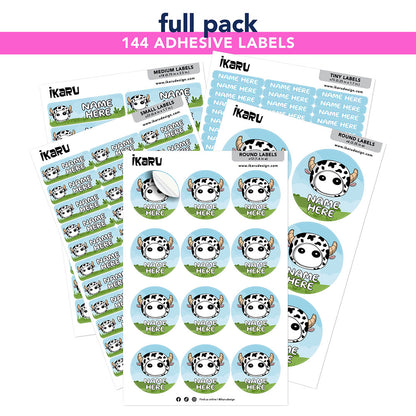 Ikaru Cow (Labels)