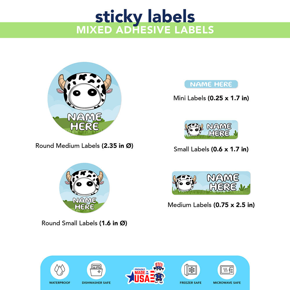 Ikaru Cow (Labels)