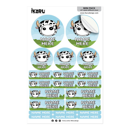 Ikaru Cow (Labels)