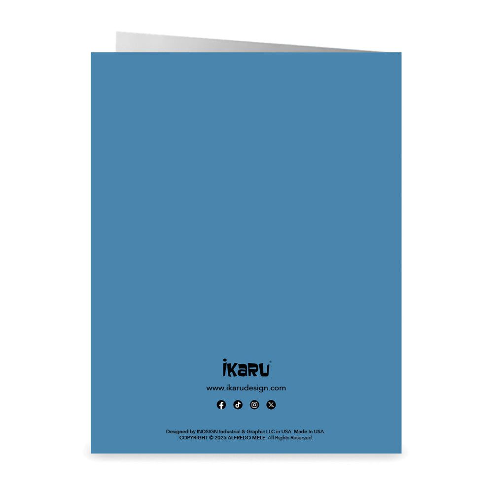 Christmas Blacky Cat - Folded Cards