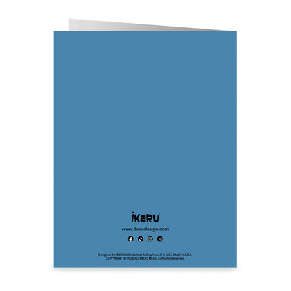 Christmas Blacky Cat - Folded Cards