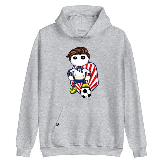 Ikaru Soccer Red White - Hoodie (Adult & Youth)