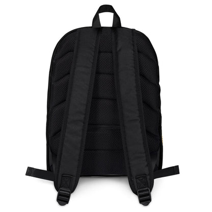 Ikaru Artist Soup backpack, original character all-over print design