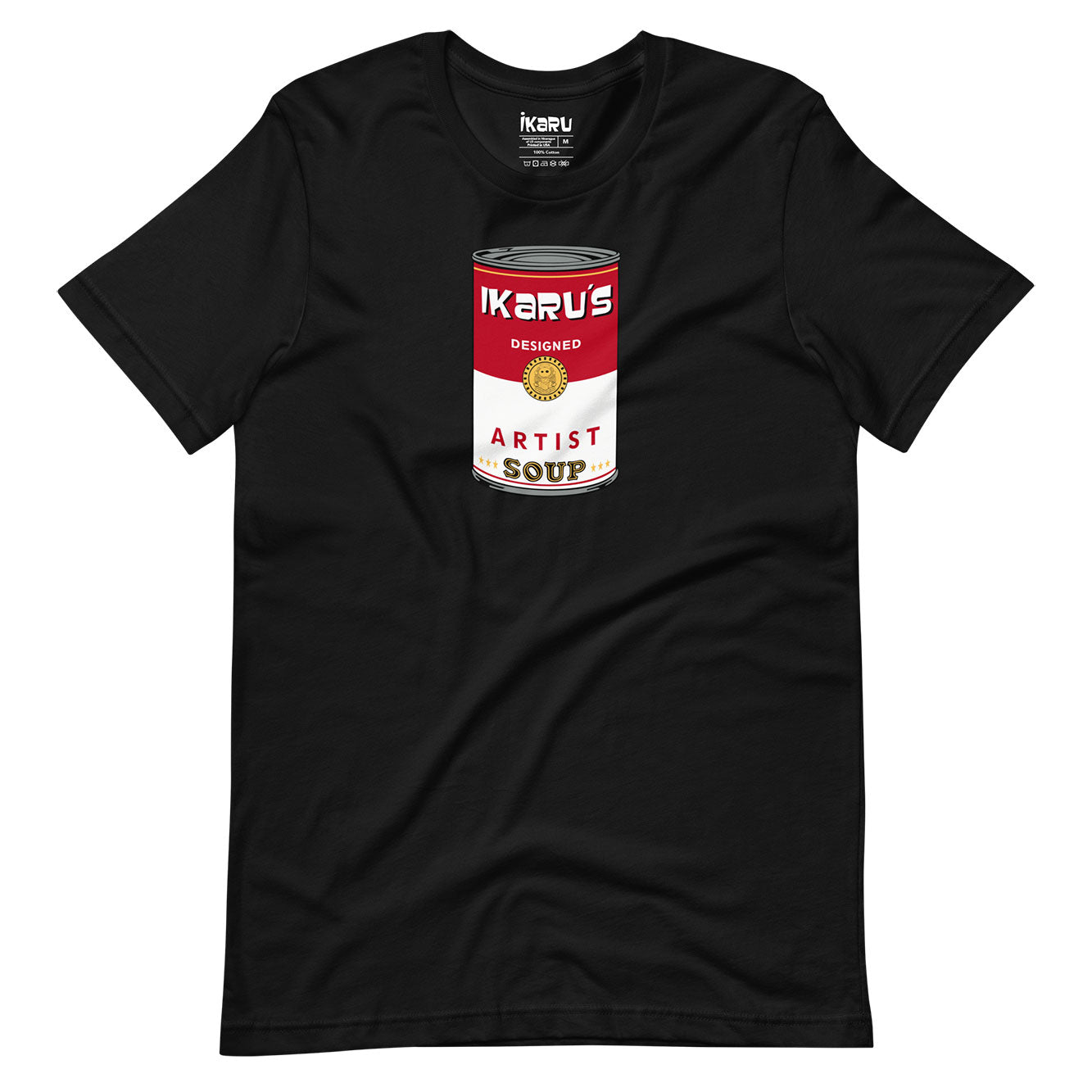 Ikaru Artist Soup graphic t-shirt, original character illustration