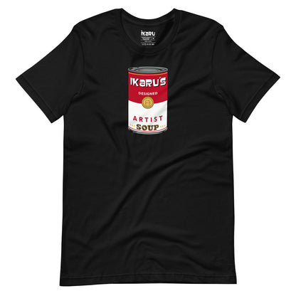 Ikaru Artist Soup graphic t-shirt, original character illustration
