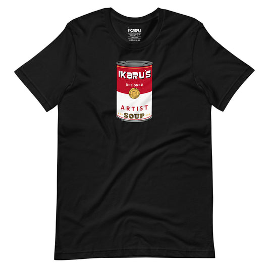 Ikaru Artist Soup graphic t-shirt, original character illustration