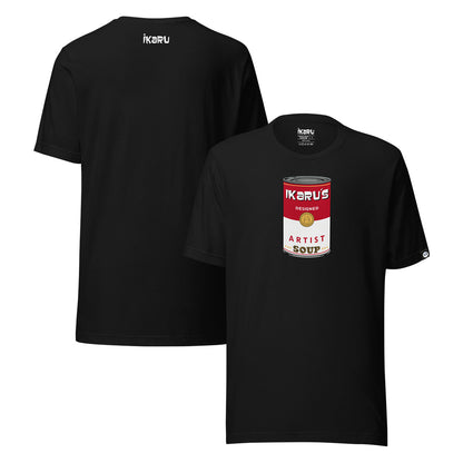 Ikaru Artist Soup graphic t-shirt, original character illustration
