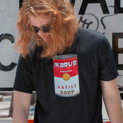 Ikaru Artist Soup graphic t-shirt, original character illustration
