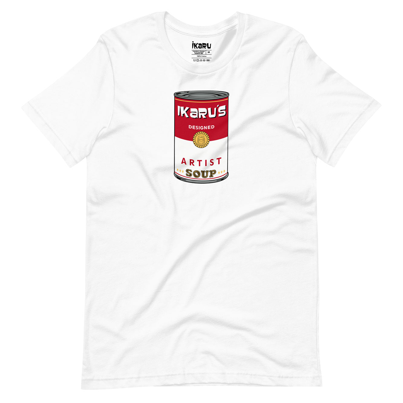 Ikaru Artist Soup graphic t-shirt, original character illustration