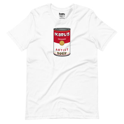 Ikaru Artist Soup graphic t-shirt, original character illustration