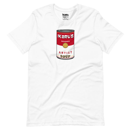 Ikaru Artist Soup graphic t-shirt, original character illustration
