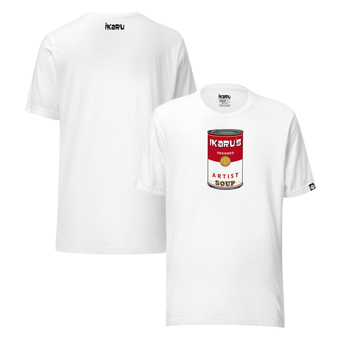 Ikaru Artist Soup graphic t-shirt, original character illustration