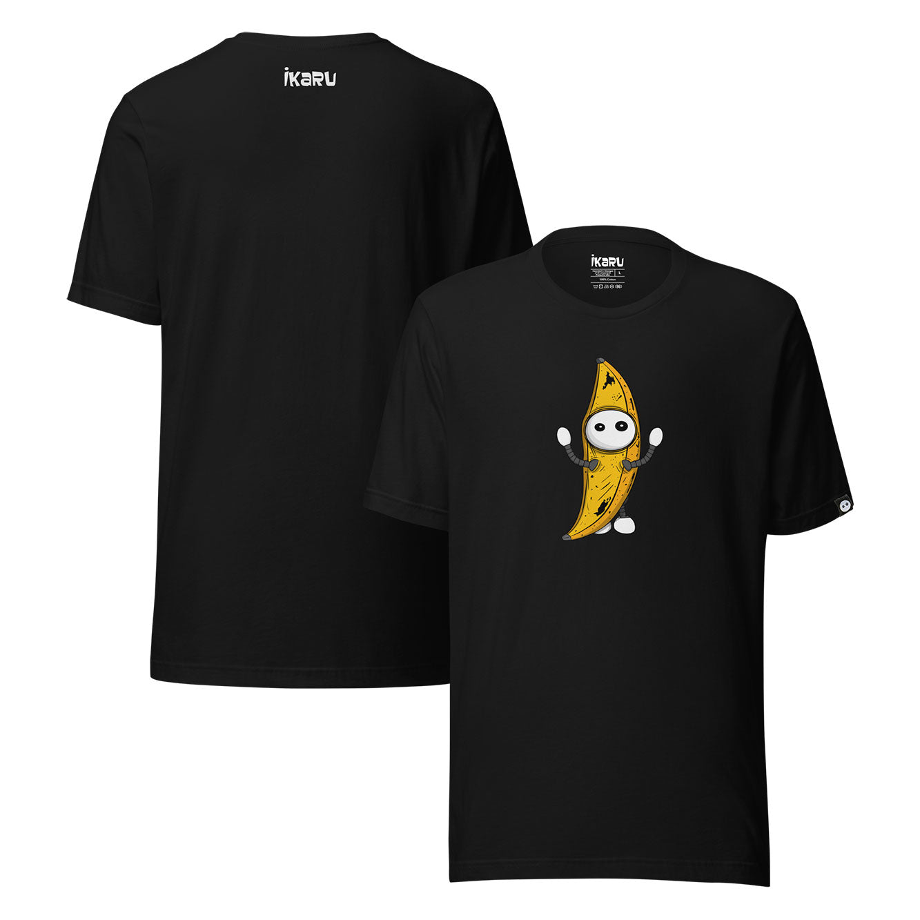 Ikaru Banana Basel graphic t-shirt, original character illustration