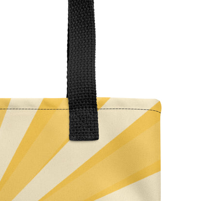 Ikaru Chicken tote bag, original character all-over print design
