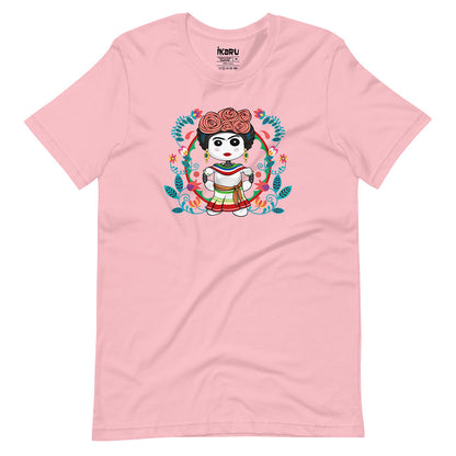 Ikaru Frida graphic t-shirt, original character illustration