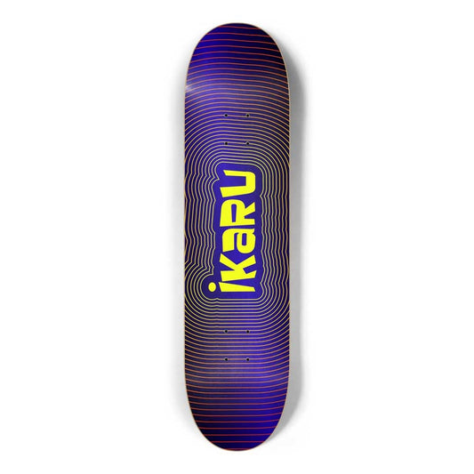 Ikaru HIPNOTIC skateboard deck, original character design, 7-ply Canadian maple