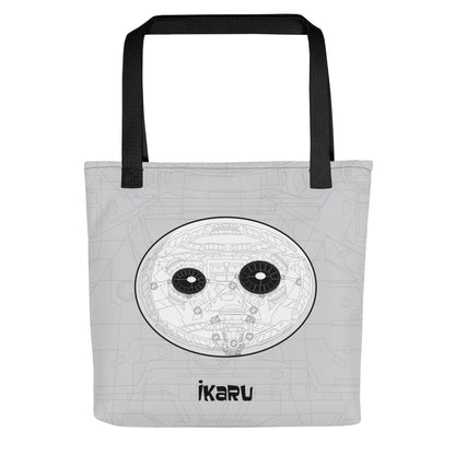  Ikaru Mechanical tote bag, original character all-over print design