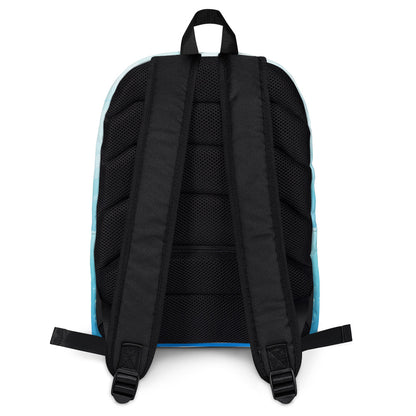 Ikaru Mermaid backpack, original character all-over print design
