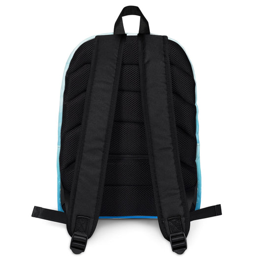 Ikaru Mermaid backpack, original character all-over print design