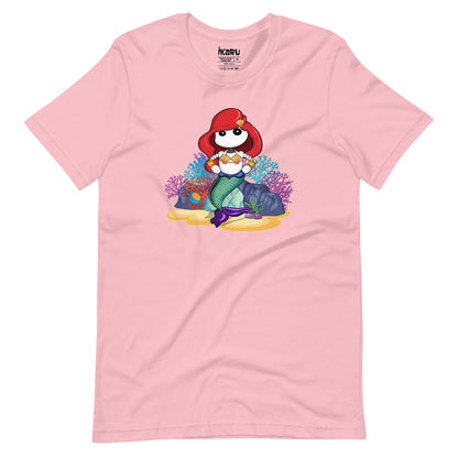 Ikaru Mermaid graphic t-shirt, original character illustration