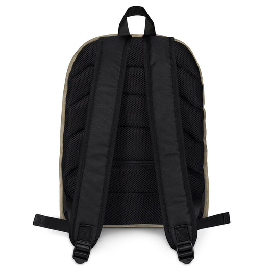 Ikaru Military backpack, original character all-over print design
