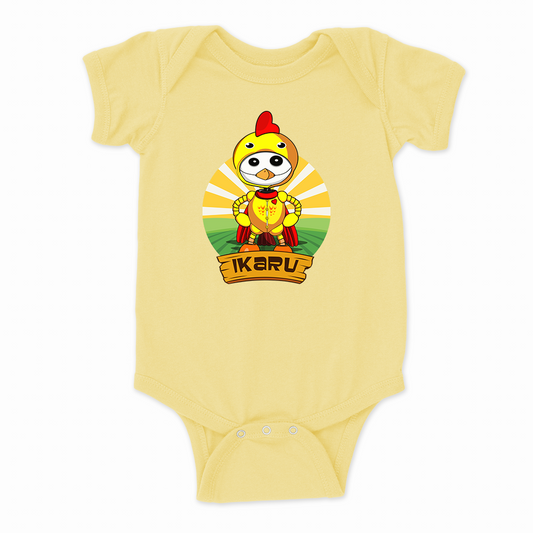 Ikaru Chicken baby onesie, original character design