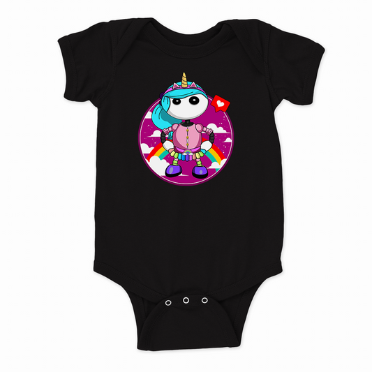 Ikaru Rainbow Gril baby onesie, original character design